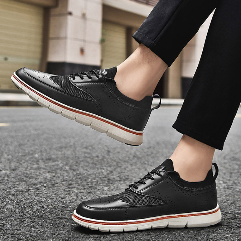 Bryan Leather Trainers