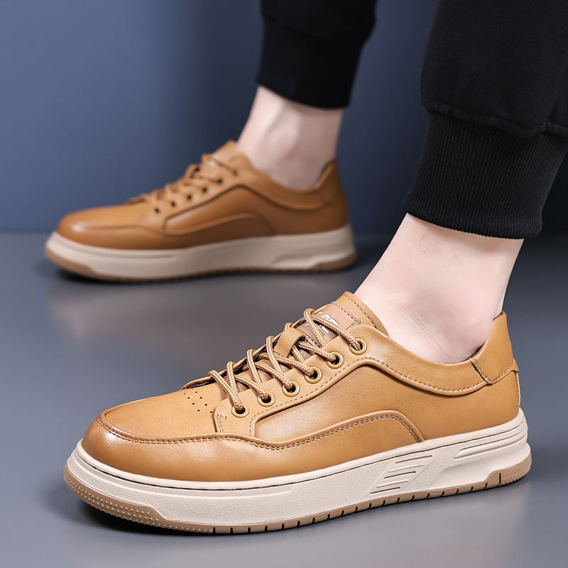 Boston Leather Trainers