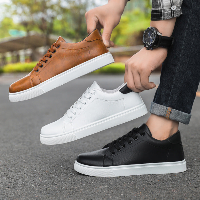 Enzo Leather Trainers