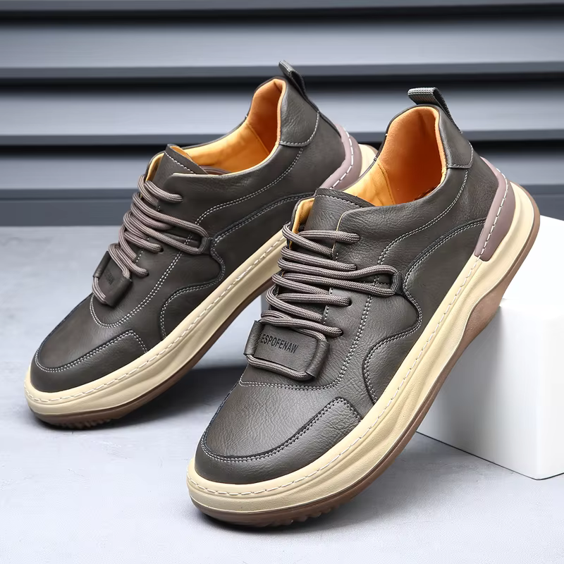 Heritage Italiana Genuine Leather Trainers