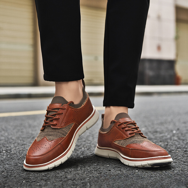 Bryan Leather Trainers