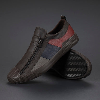 Claude Monet Italian Leather Trainers