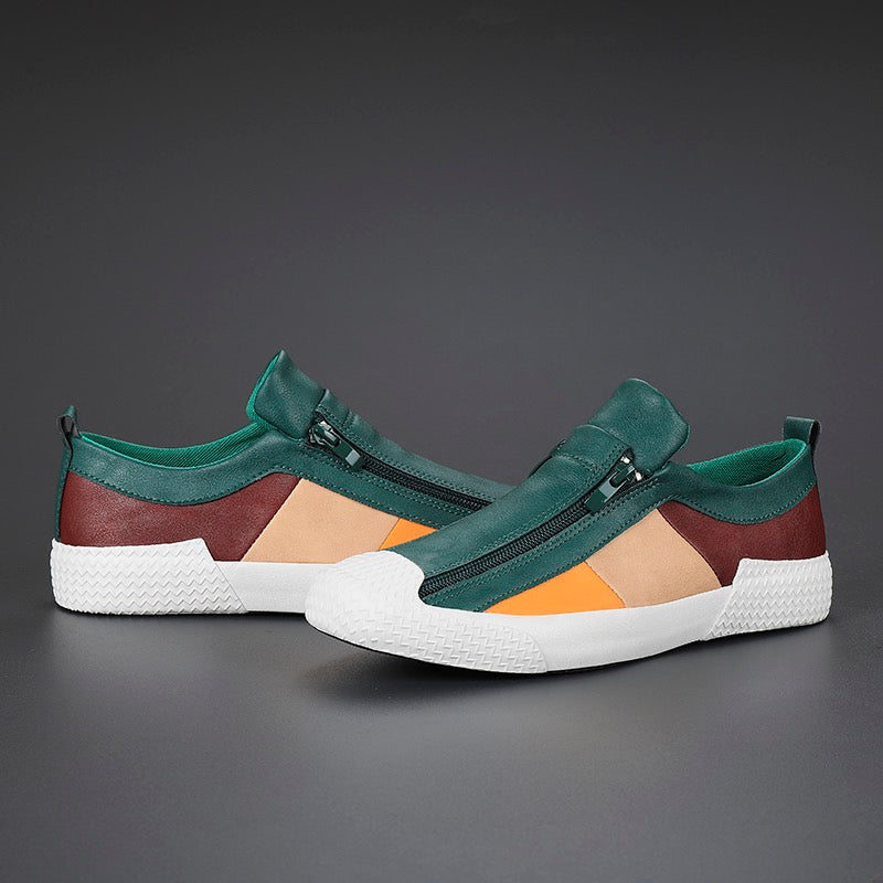 Claude Monet Italian Leather Trainers
