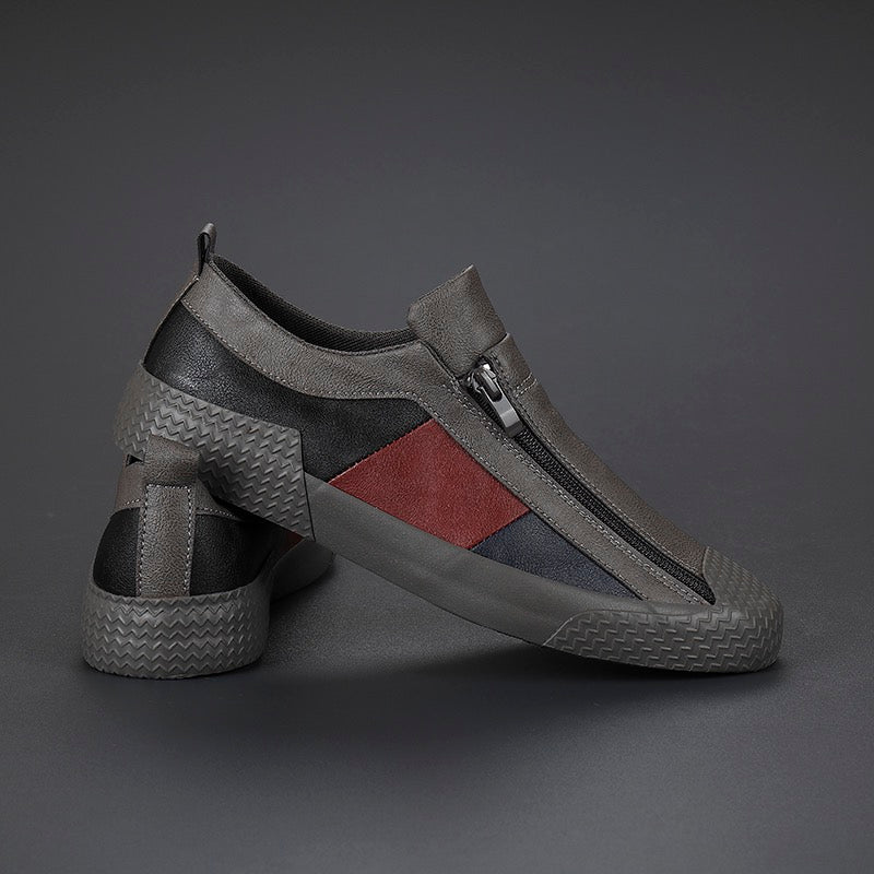 Claude Monet Italian Leather Trainers
