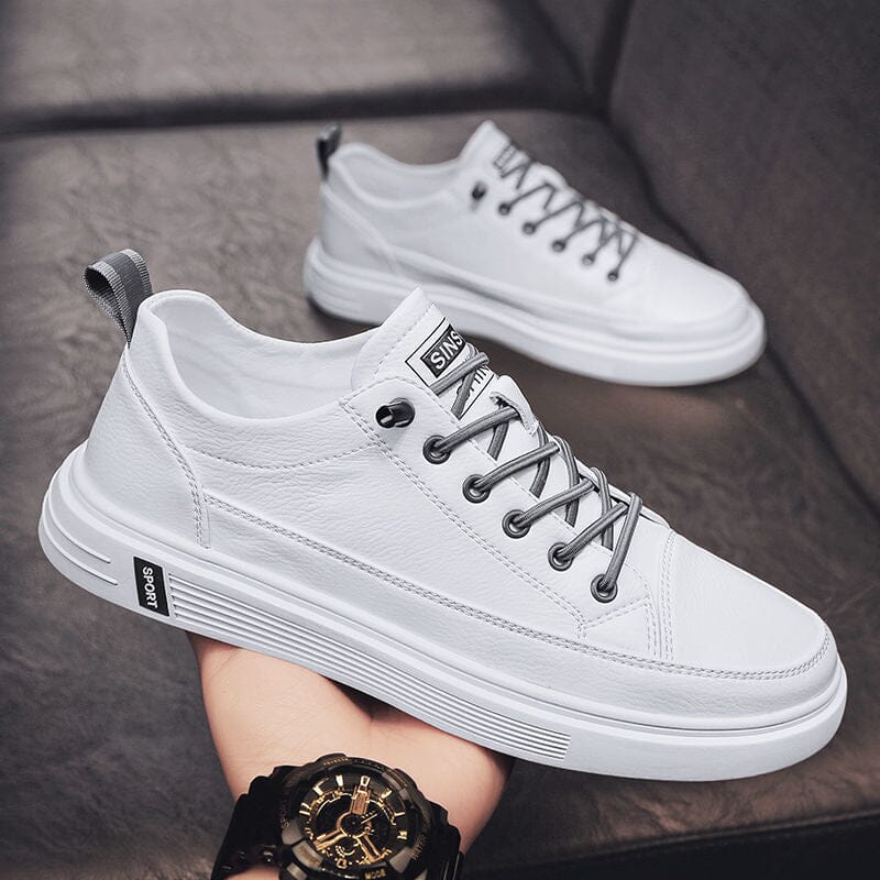 Urban London Italian Leather Trainers