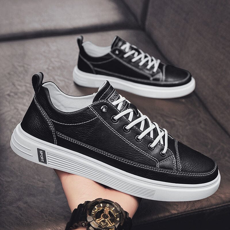 Urban London Italian Leather Trainers
